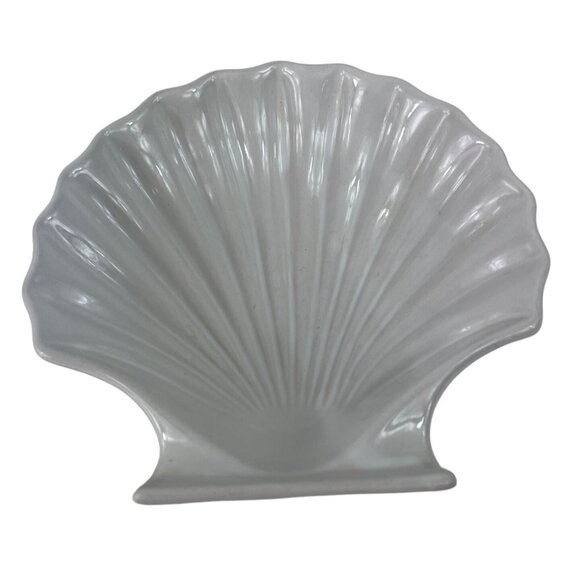 Scalloped Clam Shell Dish Bowls Set Of 2 Seafood Made In Japan Oven Proof - Picture 4 of 15